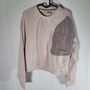 Avalanche Outdoor Supply Company Women's Pullover Crop Top Gray L